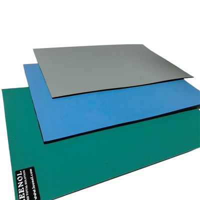 100cm X 90cm সবুজ রাবার ম্যাট, ইলেক্ট্রনিক সমাবেশের জন্য ESD টেবিল ম্যাট