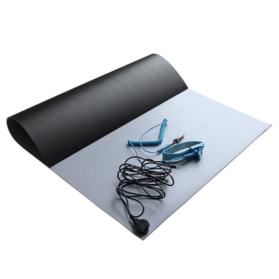 100cm X 90cm সারফেস রেজিস্ট্যান্স ESD অ্যান্টি স্ট্যাটিক ম্যাট 10E6 ফ্লোরিং উপযুক্ত