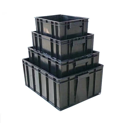 ছোট ESD নিরাপদ প্লাস্টিক বক্স 350*265*125mm অ্যান্টি স্ট্যাটিক বিন গ্লসি ল্যামিনেশন