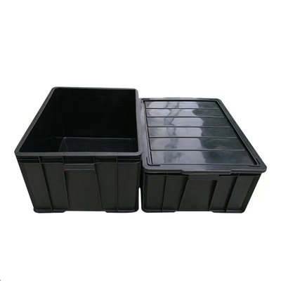 ESD OEM এন্টি স্ট্যাটিক ধারক প্লাস্টিক কাস্টম প্যালেট প্রচলন কালো