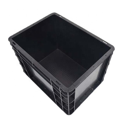 কালো Antistatic ESD ঢাকনা সঙ্গে অ বিষাক্ত প্লাস্টিকের ঢেউতোলা বক্স