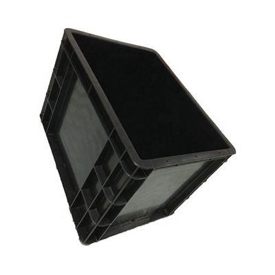 কালো Antistatic ESD ঢাকনা সঙ্গে অ বিষাক্ত প্লাস্টিকের ঢেউতোলা বক্স