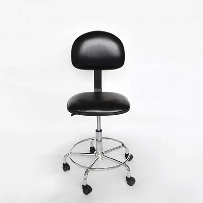 Ergonomic PU নিরাপদ ESD ল্যাব চেয়ারের উচ্চতা ক্লিনরুমের জন্য সামঞ্জস্যযোগ্য