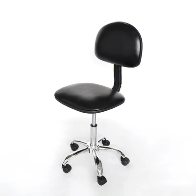 Ergonomic PU নিরাপদ ESD ল্যাব চেয়ারের উচ্চতা ক্লিনরুমের জন্য সামঞ্জস্যযোগ্য
