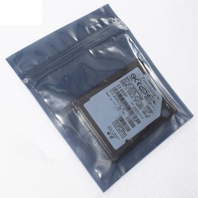 HDD প্লাস্টিক LDPE অ্যান্টি স্ট্যাটিক ব্যাগ প্যাকেজিং Ziplock মুদ্রিত ESD শিল্ডিং