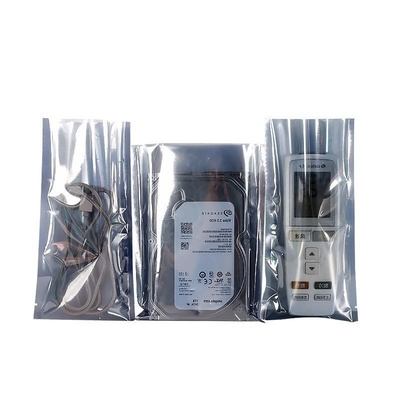 গ্রে উপাদান প্যাকেজিং OEM অ্যান্টি স্ট্যাটিক ESD শিল্ডিং ব্যাগ লোগো মুদ্রিত