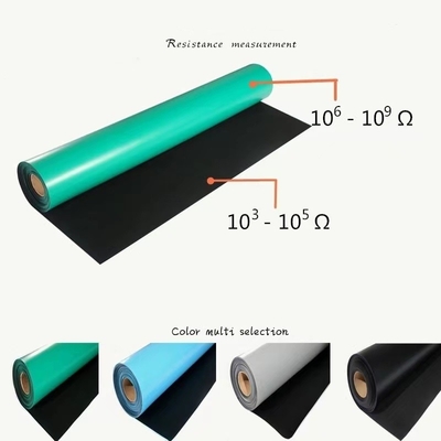 কাজের বেঞ্চ পিভিসি ESD টেবিল মাদুর Antistatic রাবার শিল্প পরিষ্কার রুম