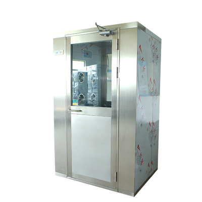 ক্লিনরুমের জন্য 220V 50HZ পাওয়ার 0.75kw ইন্টেলিজেন্ট স্টেইনলেস স্টিল এয়ার শাওয়ার