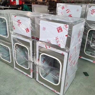 220V 50Hz 60Hz ক্লিনরুম পাস বক্স GMP পাস থ্রু বক্স ল্যামিনার ফ্লো ডায়নামিক