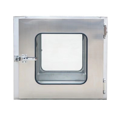 220V 50HZ কোল্ড রোল্ড ক্লিনরুম পাস বক্স স্টেইনলেস স্টীল স্ট্যাটিক পাস বক্স